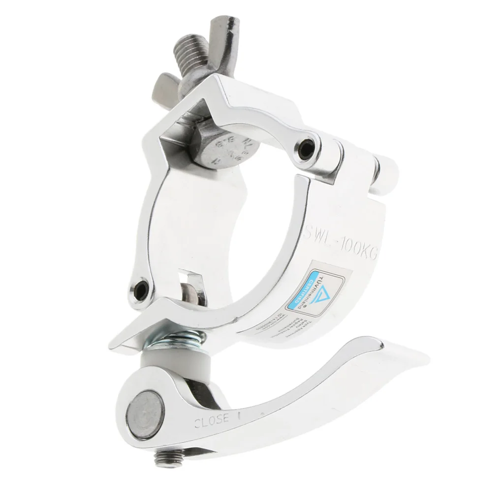 Small Aluminum  Hook Clamp Truss Clamp Fit 48mm-51mm OD Tubing