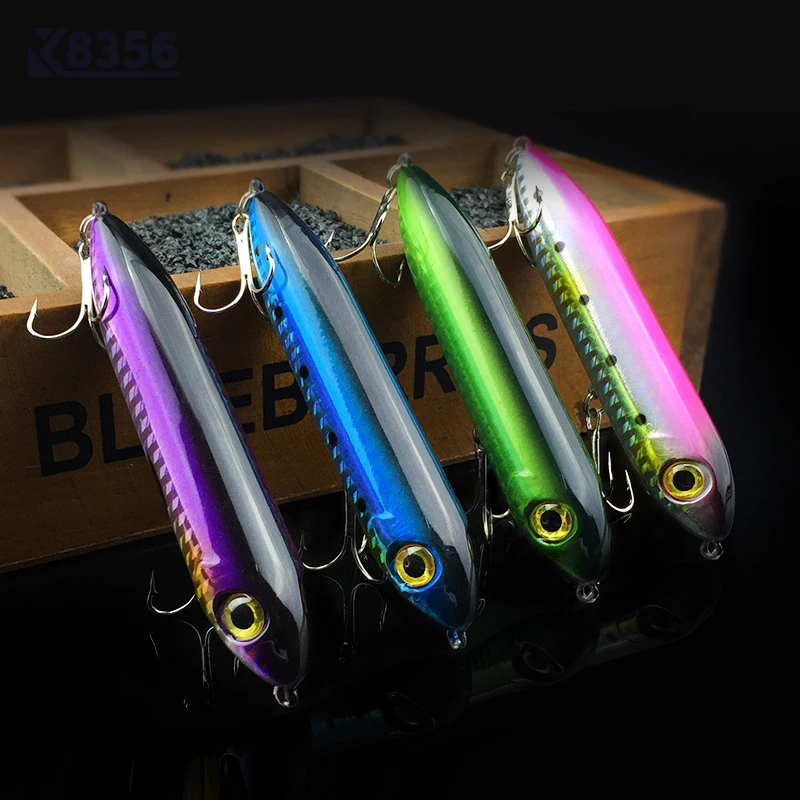 K8356 9,5 см 14 г карандашные рыболовные приманки ABS искусственные приманки 3D глаз тройной крючок Topwater плавающий воблер гольян жесткие рыболовные снасти