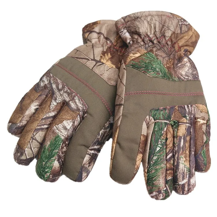 Женские зимние теплые камуфляжные зимние лыжные спортивные перчатки