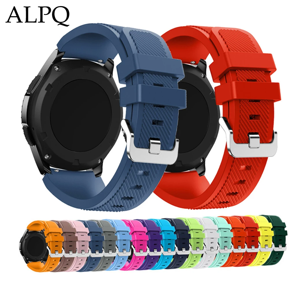 

ALPQ 22mm Wrist Strap For Huawei Watch GT Silicone Watch Bands For Honor Watch Magic Replacement Bracelet Band Smart Watch