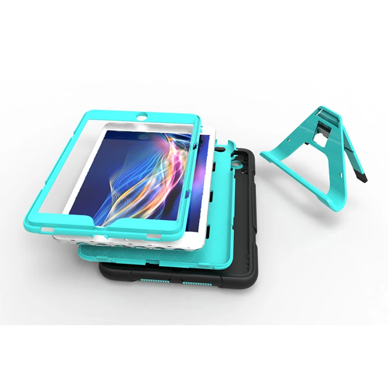 Чехол GUKEEDIANZI для ipad Mini1 Mini2 Mini3 mini 1 2 3 дети Безопасный сверхмощный ударопрочный гибридный резиновый прочный жесткий защитный чехол