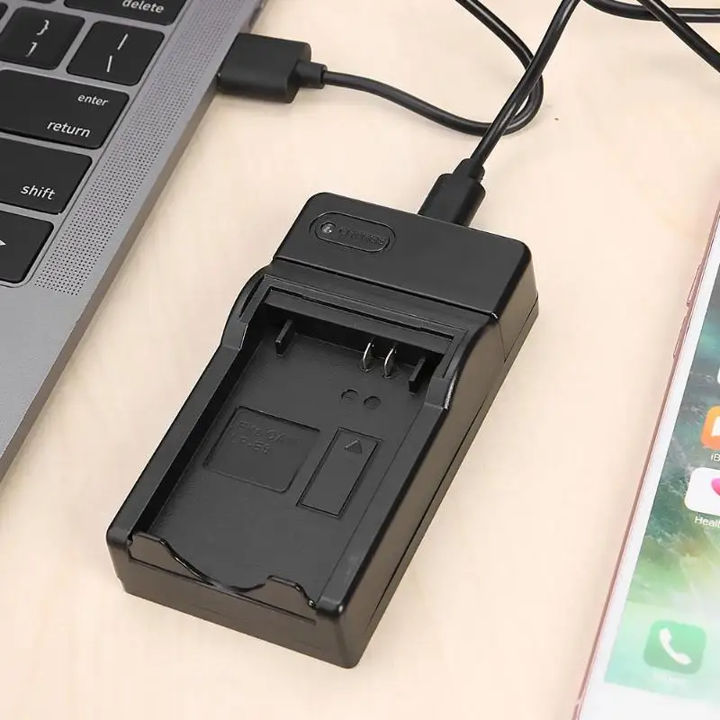 Зарядное устройство для камеры usb зарядная док-станция внешний огнестойкий материал безопасность с Светодиодный индикатор для батареи Canon