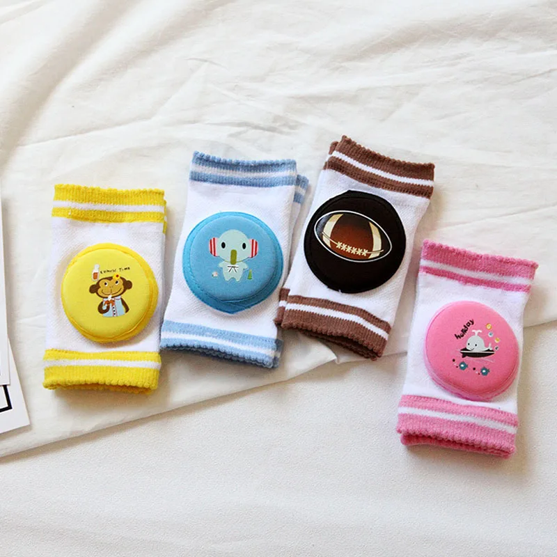 Cotton Multi-functional Kids Knee Caps Cartoon Baby Knee Pads Anti-Slip Mesh Cushion Crawling Protector For Children Leg Warmer