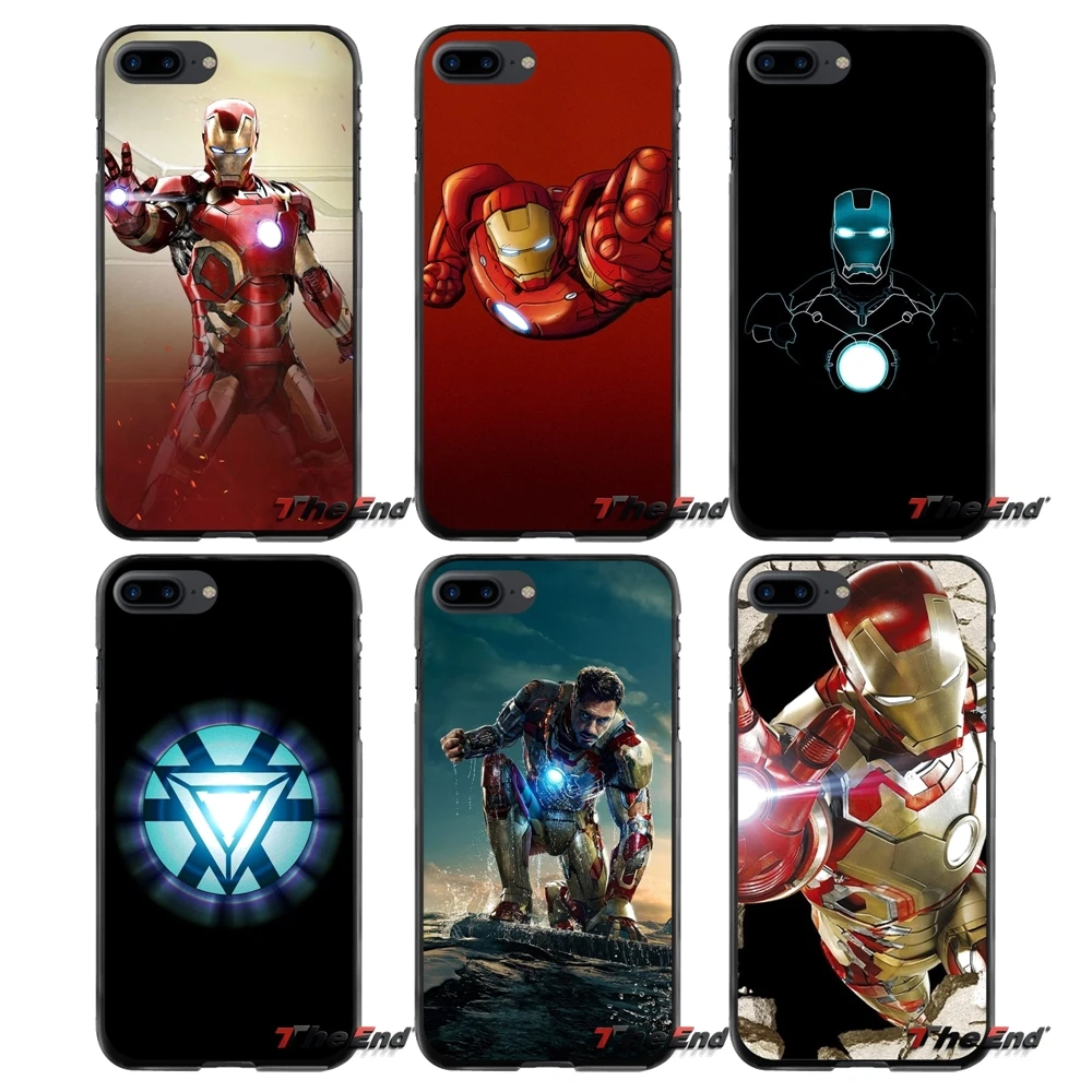 Аксессуары чехлы для телефонов Apple iPhone 4 4s 5 5S 5C SE 6 6S 7 8 Plus X iPod Touch 4 5 6 iron man
