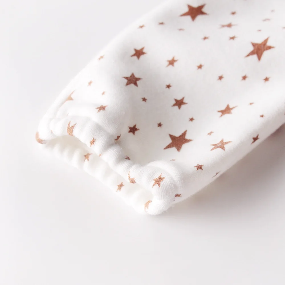 Koodykids/Боди для маленьких девочек; сезон осень-зима; бархатные теплые комбинезоны с капюшоном; Комбинезоны для маленьких мальчиков; весенняя одежда для малышей с принтом звезд