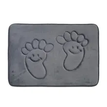 40*60cm Mats Soft Feet Memory Foam Bath Bathroom Bedroom Floor Shower Mat Non-slip Floor Safety Bathroom Pad Durable