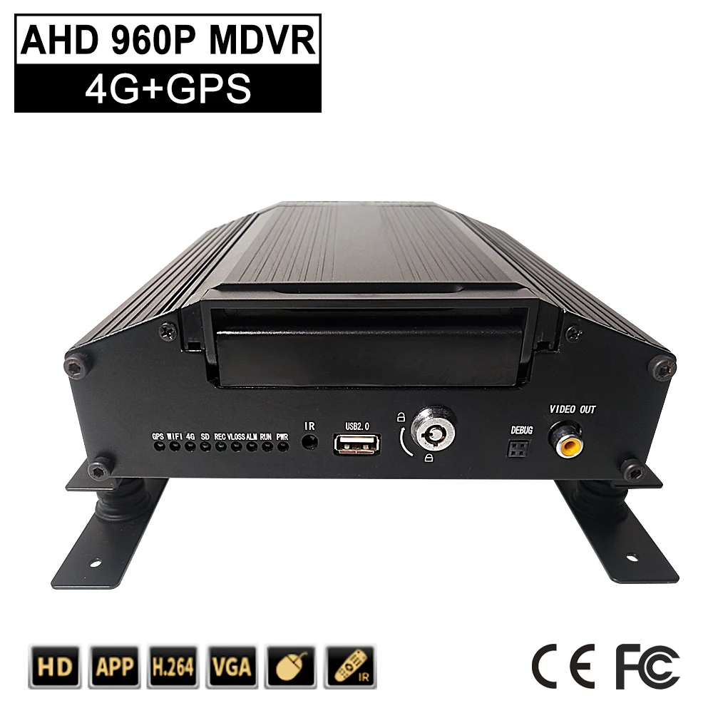 HYFMDVR Заводская распродажа ahd 4g gps hdd mdvr жесткий диск Поддержка 2 ТБ+ 256G sd-карта cmsv6 мобильный видеорегистратор