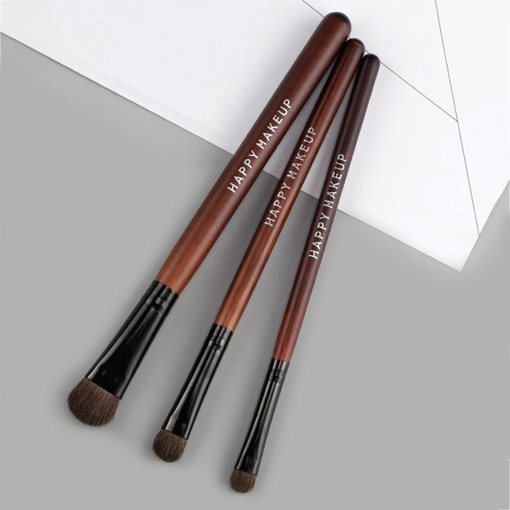 3Pcs/set High Quality Eyebrow Brush Makeup Eyeshadow Palette Cosmetic Eye Brow Make up Brush Kit Soft Horse hair Brushes Tools