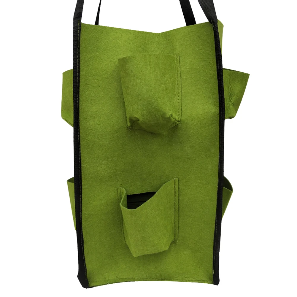 Green 25x 25x 62cm Садовая подвесная сумка для выращивания растений, цветов, трав, сумки для растений, оконные сумки, Экологичная сумка для выращивания растений - Цвет: Green 25x 25x 62cm