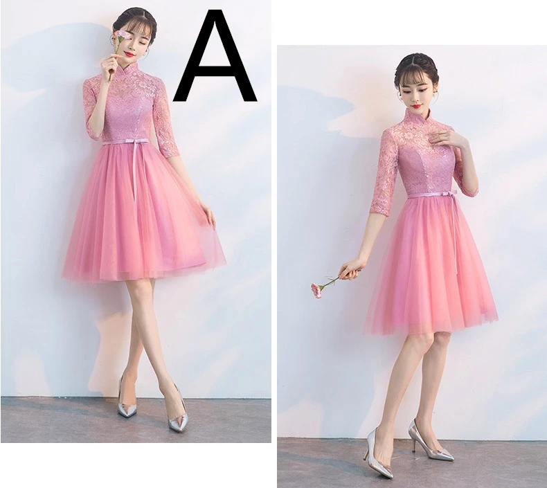 Robe de soiree винтажные подростковые короткие пышные тюлевые платья для выпускного с корсетом, бальные платья нежно-розовое платье с половиной рукава W4316