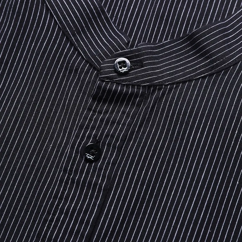Большие размеры 8xl 7xl 6xl 5xl Новая Осенняя модная брендовая мужская одежда мужская рубашка с длинными рукавами мужская полосатая хлопковая повседневная мужская рубашка