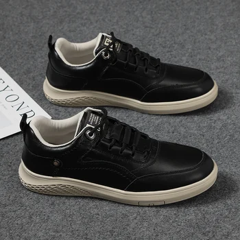 

Fashion Men Casual Shoes Waterproof Walking Sneakers Men Krasovki Leather Flats Shoes Male Adlut Zapatillas Hombre 2020 Trainers