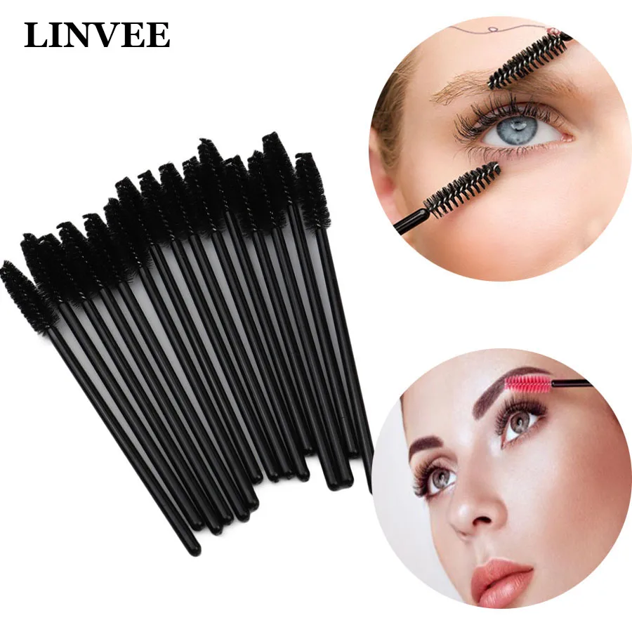 Кисти для ресниц и бровей наращивания палочки туши отдельные одноразовые кисти