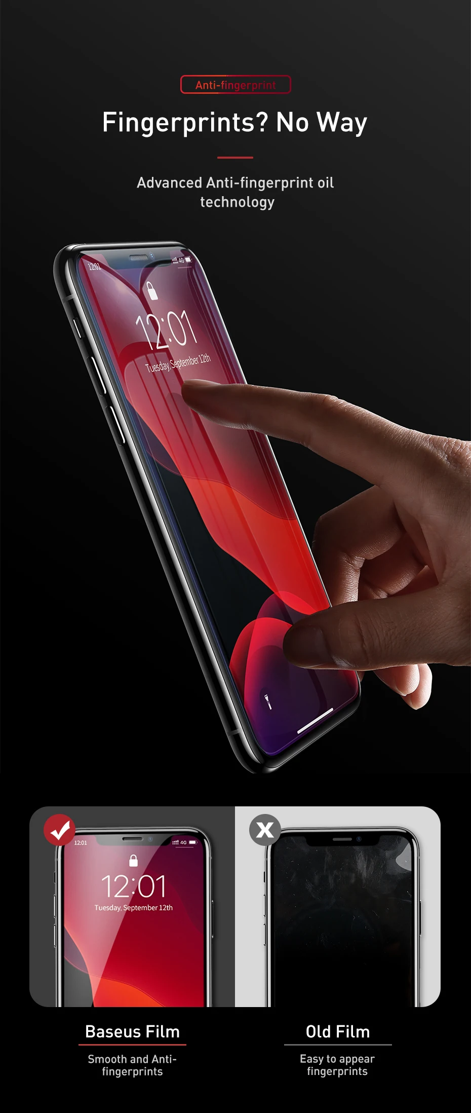 Baseus 0,3 мм защита экрана закаленное стекло для iPhone 11 полное покрытие защитное стекло для iPhone 11 Pro Max
