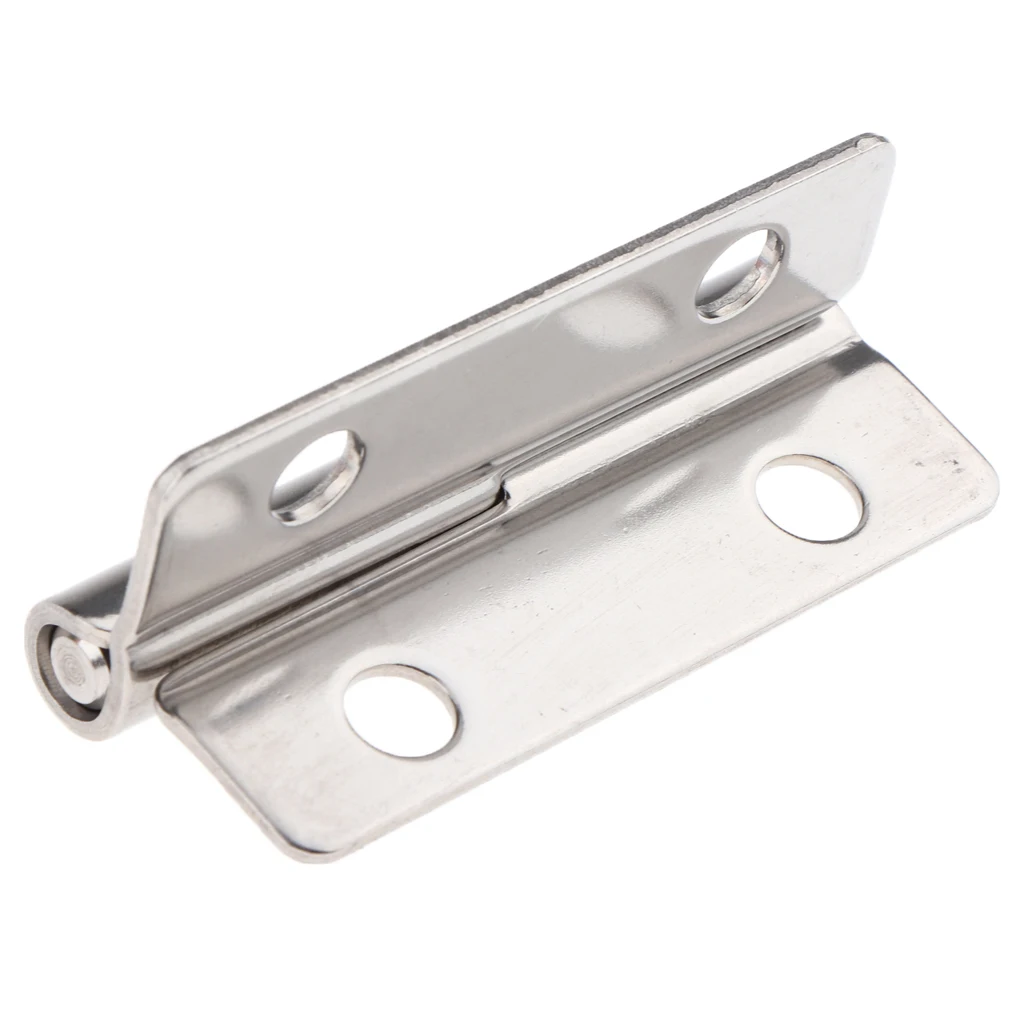 Left-Butt Hinges Silver Tone for Cabinet Drawer ，Marine Boat Home Furniture Hardware Door Hinge