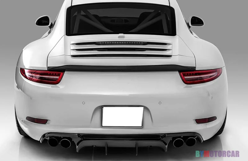 VO-R Стиль углеродного волокна багажник спойлер подходит для Porsche 911