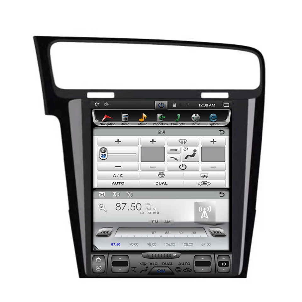 Flash Deal Touch Screen Auto Radio Tourist Navigator GPS Truck Navitel Car Stereo with Display Headunit Video Player for Volkswagen Golf 7 2