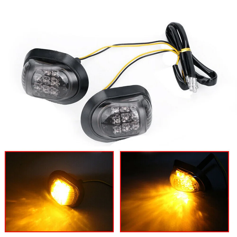 1 пара 12V мотоциклов 9LED поворота маркер сигнала левый+ правый индикатор светильник Запчасти
