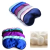 9 Colors Pure Silk Sleep Eye Mask Travel Accessories Padded Shade Cover Travel Relax Aid Blindfold Comfort Sleeping Aids Protect 4