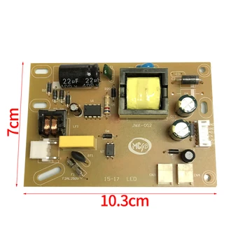 

ZK-324B JMX-002 220V Power and Backlight 2 in 1 Adapter Converter Board for 15-17 Inch LED 2 Lamp Panel LVDS with 6P Cable AC-DC