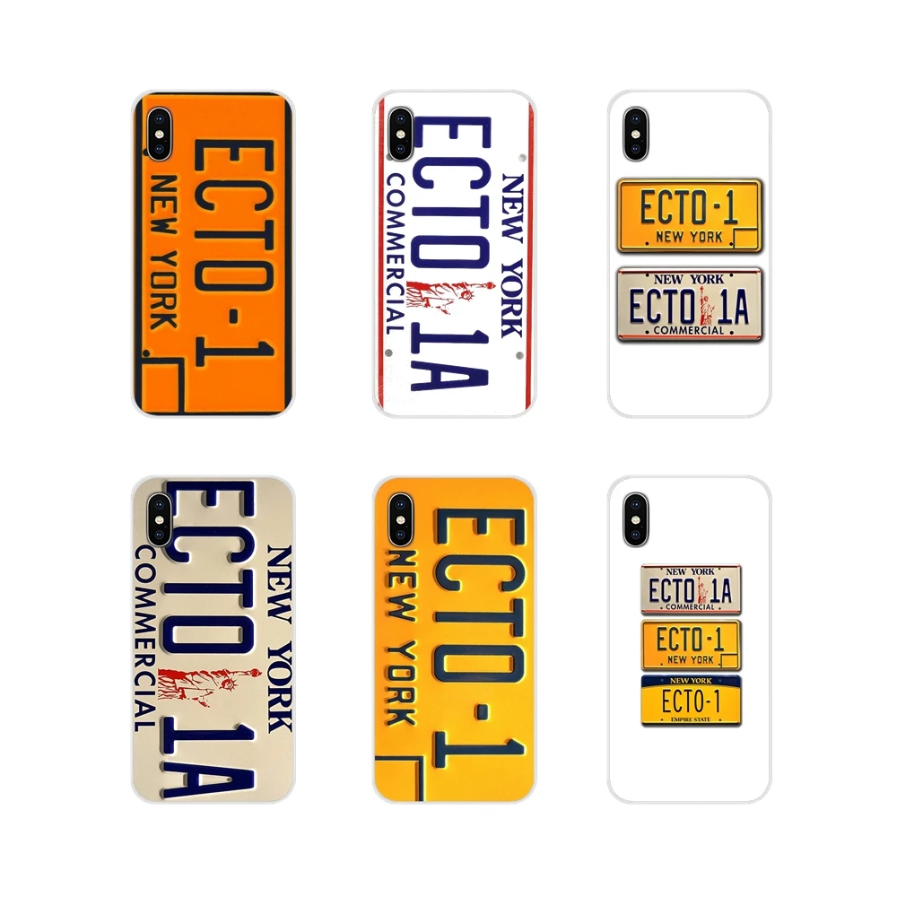 

Ecto 1 Ghostbusters License Plate Cell Phone Cover Bag For Apple iPhone X XR XS 11Pro MAX 4S 5S 5C SE 6S 7 8 Plus ipod touch 5 6