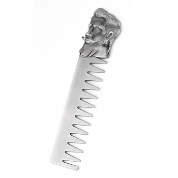 

Men Beard Shaping Template Stainless Steel Beard Comb Men Hair Beard Trim Tool