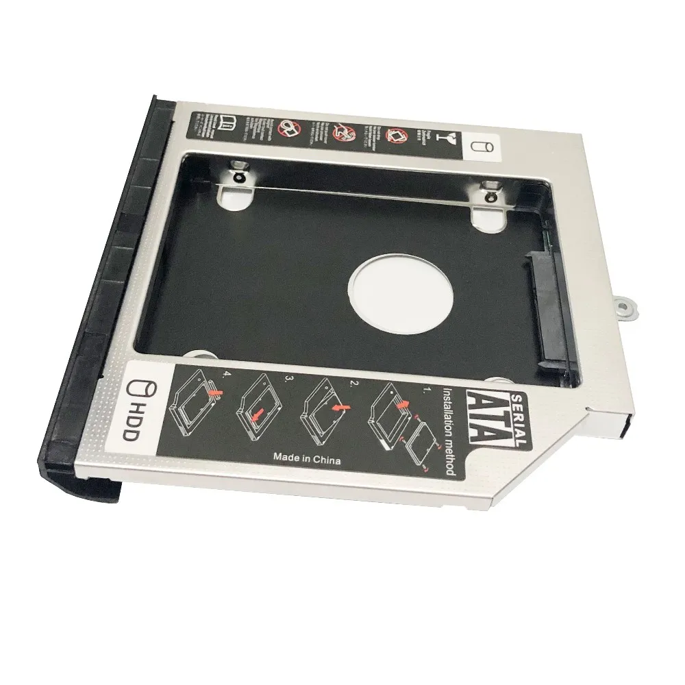 Bezel Front Cover Faceplate + Bracket 2nd SATA 3.0 2.5" Hard Drive HDD SSD Optical Caddy for Lenovo Thinkpad L430 L530 | Компьютеры и