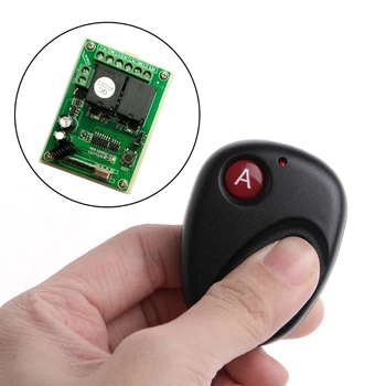

DC12V 2CH Wireless Remote Control Switch Receiver 5 Transmitters For Garage Door