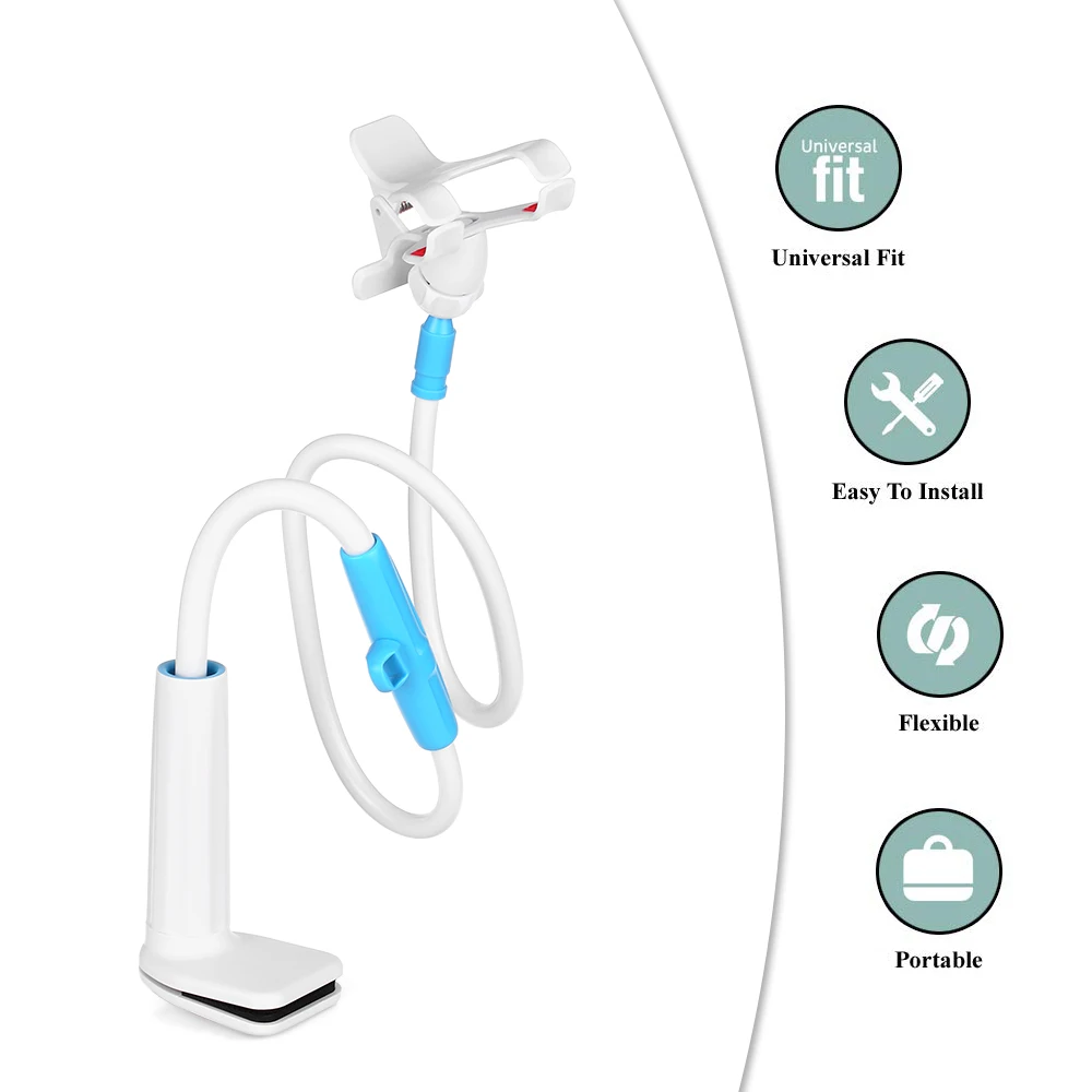 3 типа держатели для детских мониторов, многофункциональные кронштейны для смартфонов, держатель для монитора с гибкой длинной ручкой, подставка с зажимом, вращение на 360