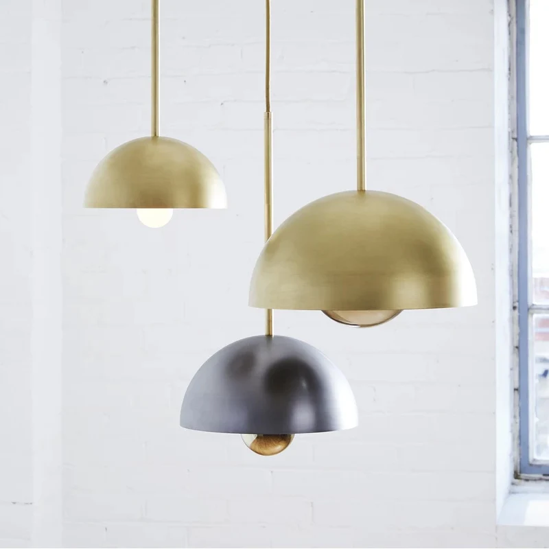 

Restaurant chandelier three single lamp table lamp creative single head bar lamp single tea shop chandelier Nordic wind lamps