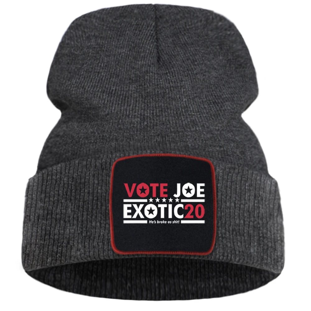 

Tiger King Joe Harajuku Women Winter Hat Knitted Hats Warm Cotton Beanie Caps Men Outdoor Bonnet Cap Casual Soft Skullies Hat
