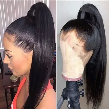 

13x6 Lace Front Human Hair Wig with Baby Hair Glueless Brazilian Lace Front Wig for Black Women Remy Hair Natural Hairline