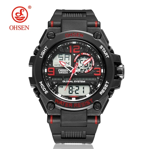 maddox digital military chronograph watch
