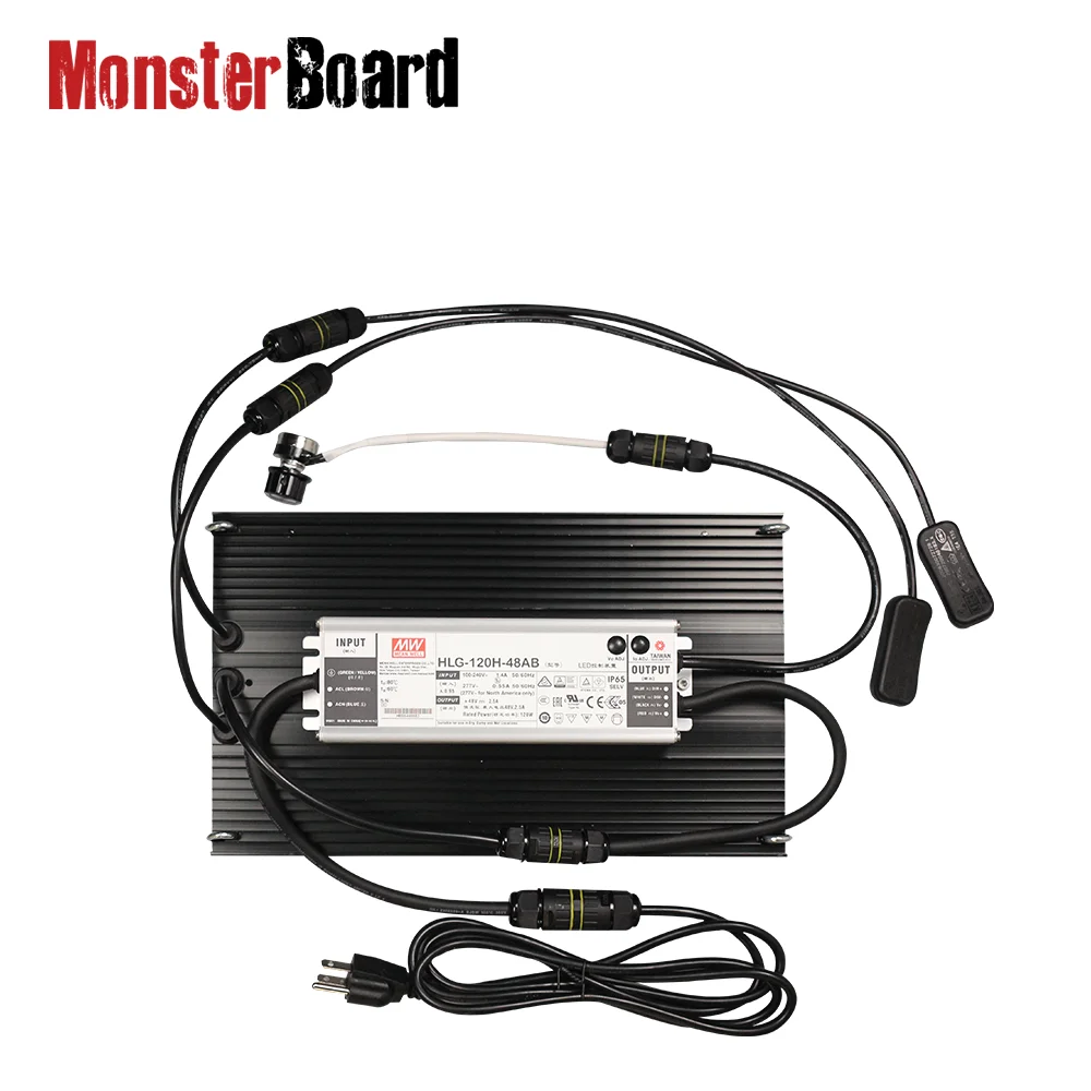 Geeklight Emerson effect monster board V4 120 Вт king grow led brite lm301h 3500K 3000K mix 660nm UV IR полный спектр