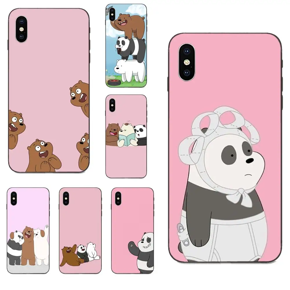 

We Bare Ice Bear Panda Style For Huawei Mate 9 10 20 P8 P9 P10 P20 P30 Lite Mini Play Pro P smart Plus Z 2017 2019