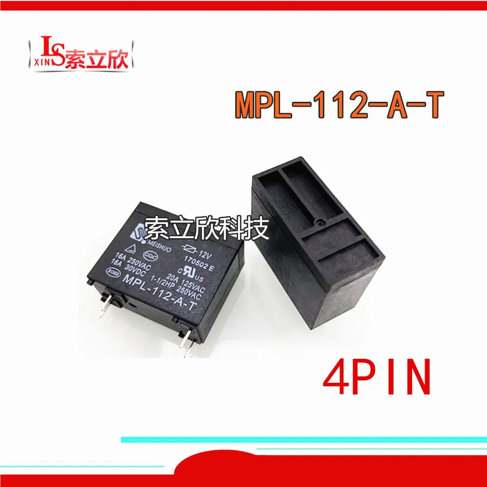 10 шт./лот 100% оригинальный новый реле MPL-112-A-T MPL-112-A-T-12VDC MPL 112 т 4PIN 16A EElectric