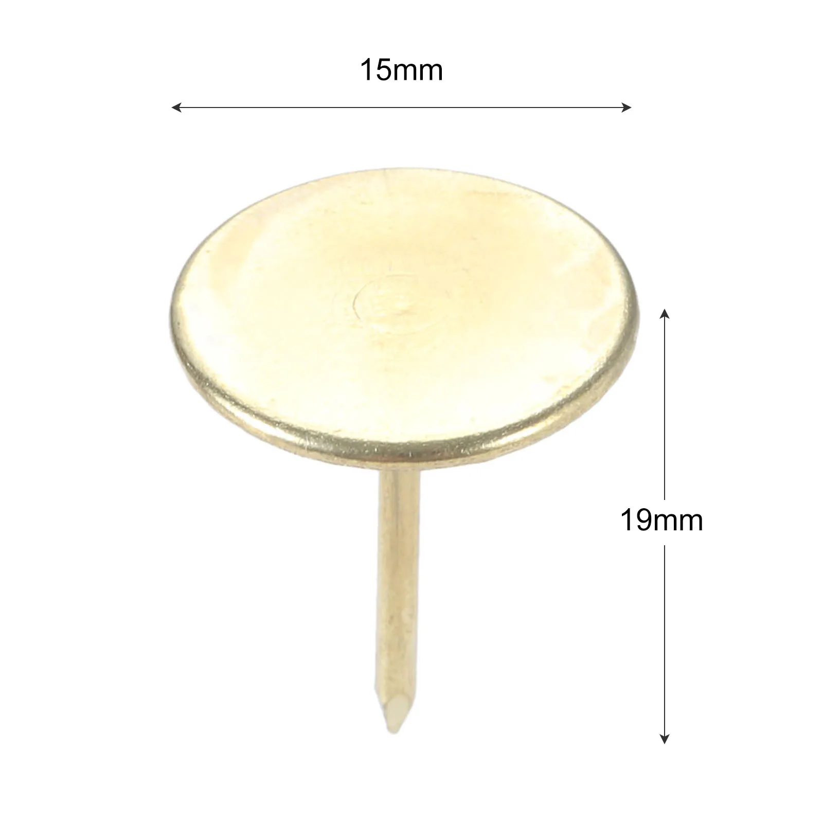 Antique Bronze/Gold Metal Upholstery Nails 15*19mm 10Pcs