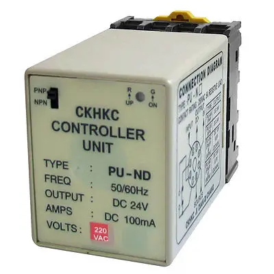 

PU-ND DC 24V 100mA SPDT 8 Pins Controller Unit w Socket for Proximity Switch
