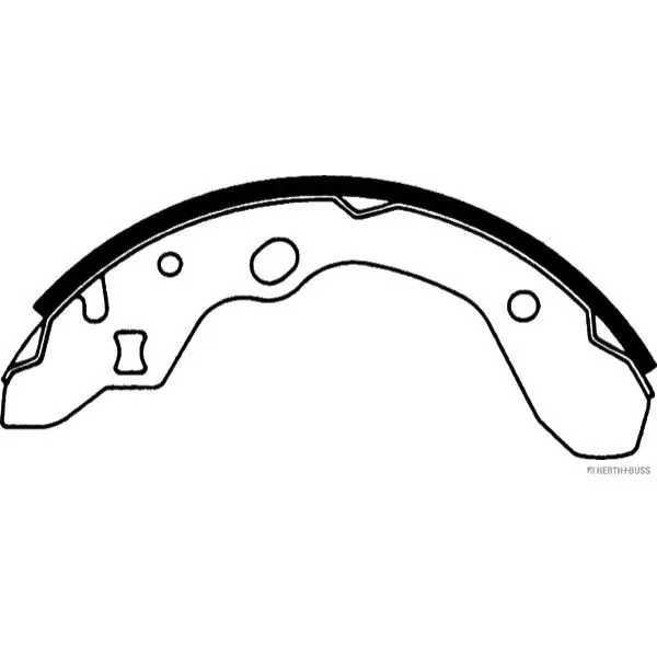 Колодки барабанные Mazda 323 1.3i-2.0D 91-98 NIPPARTS J3503036