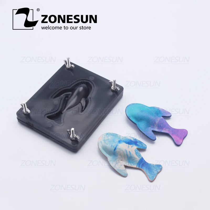 

ZONESUN Paw DIY Key Chain Leather Shaped Mold Handcraft Tools Moldling Leather Punching Die Cuts Leathercraft Tool Sets