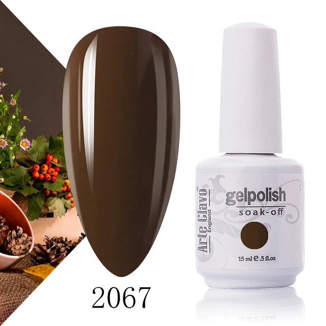 Arte Clavo 131 Colors Gel Polish Nail Gel Varnish Paint Semi Permanent Nails Art Gel Nail Polish For Manicure Top Coat Base Coat 2067