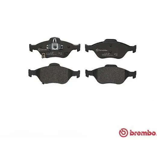 Колодки тормозные TOYOTA YARIS 1.0-1.4 06- передние BREMBO P8308