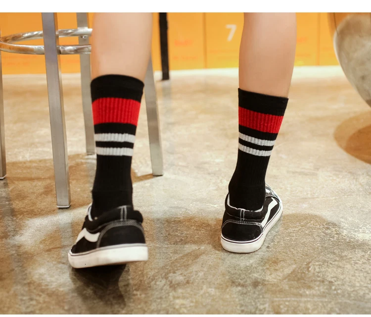 Мужские носки Харадзюку, короткие, в полоску, в стиле хип-хоп, забавные, хлопковые, белые, крутые, черные, Мужская Уличная одежда, стиль Calcetines Lote, новинка, 5 пар