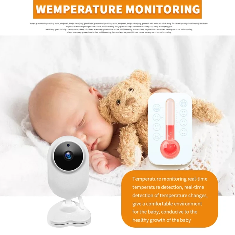 Y5GE Baby Monitor with Camera & Audio 1080P Wireless Two-Way Night Vision Motion Detection for Pet | Электроника