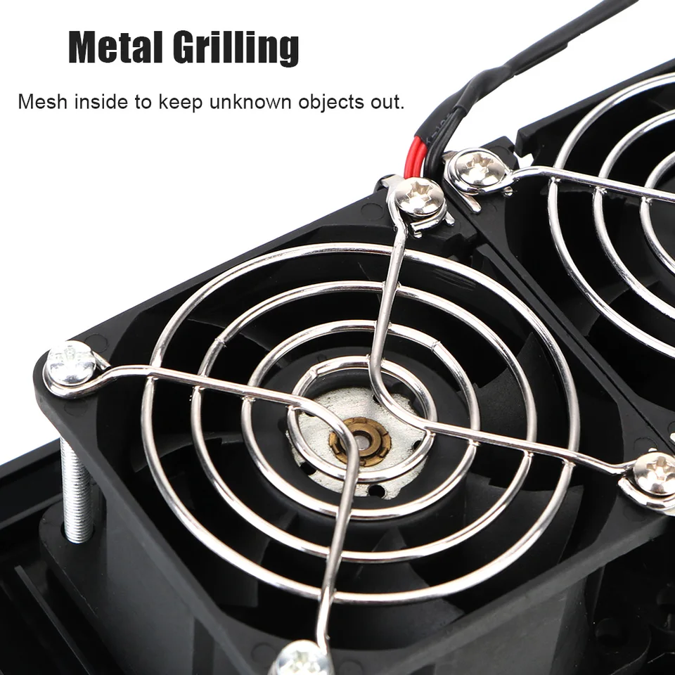 Ventilatore Estrattore 12V 3 Pollici - 145CFM Per Camper, Barche, Caravan - Basso Assorbimento, Impermeabile