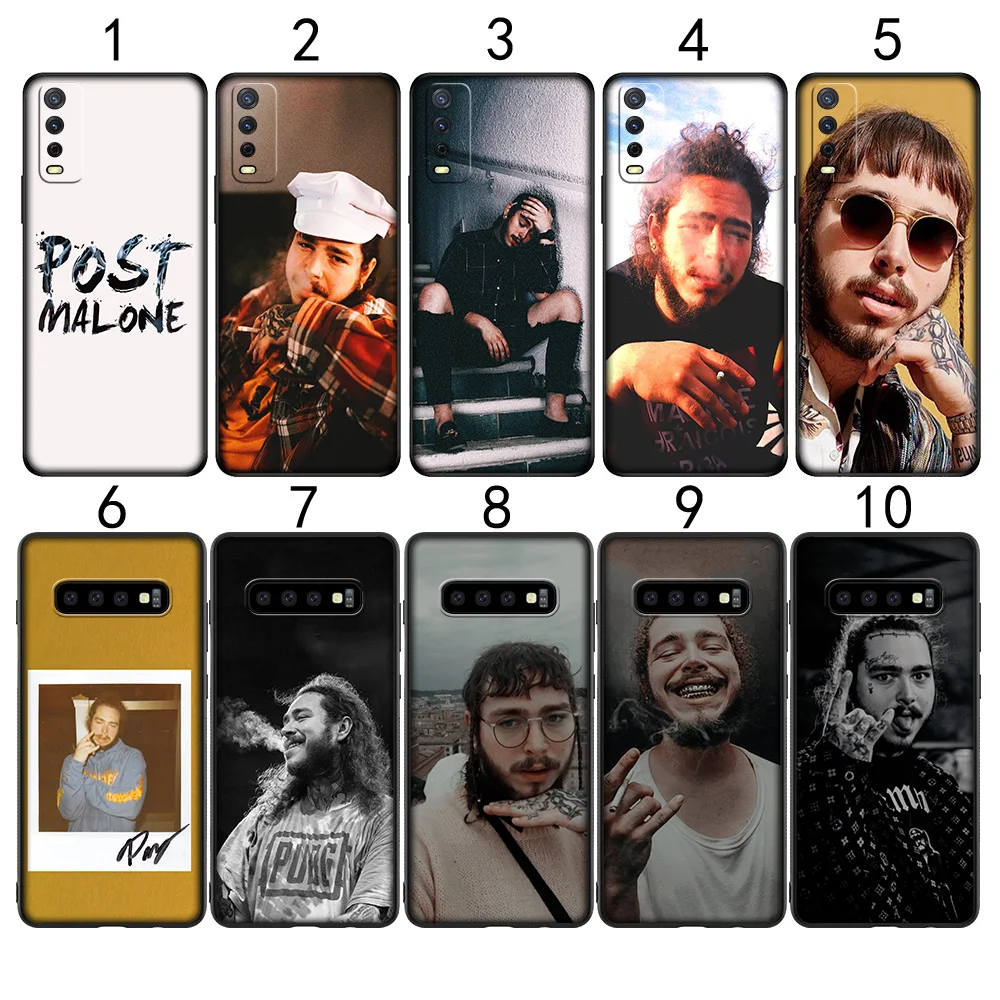 LS150 post malone Case for Samsung S7 Edge S8 S9 S10 S10E S20 S21S Fe S30 Plus Lite Ultra Quantum 2 | Мобильные телефоны и