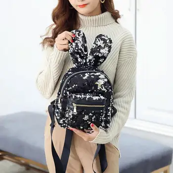 

Women Backpack Travel Black School-Bag Teenage-Girls Casual Fashion for High-Quality
