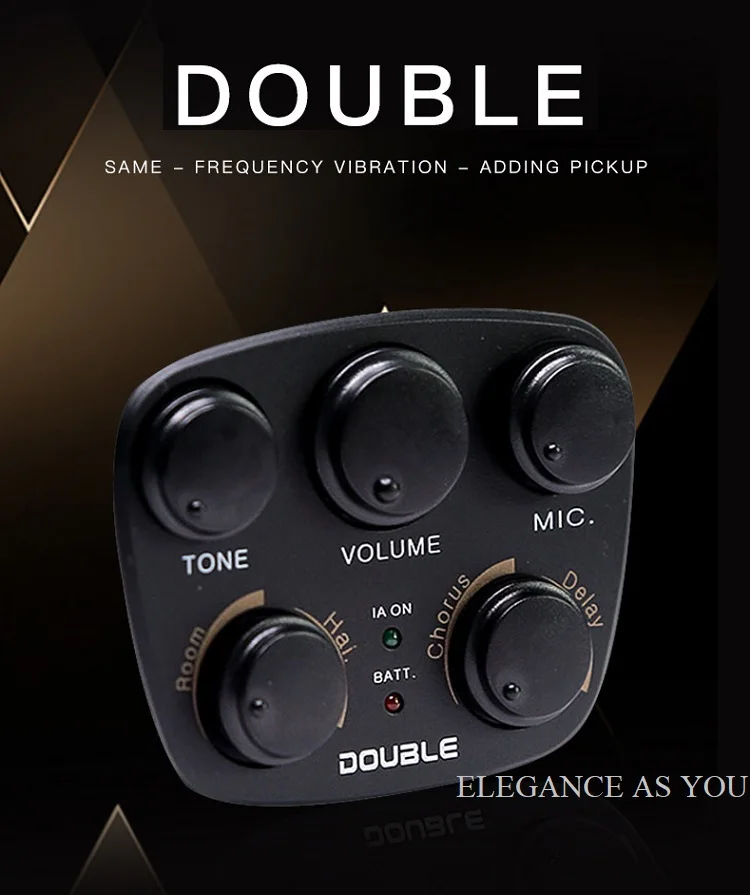 Двойной S1Dual pickup effect гитарный пикап такой же Частотный повышающий звукосниматель для фолк-гитары Акустическая гитара электрическая коробка