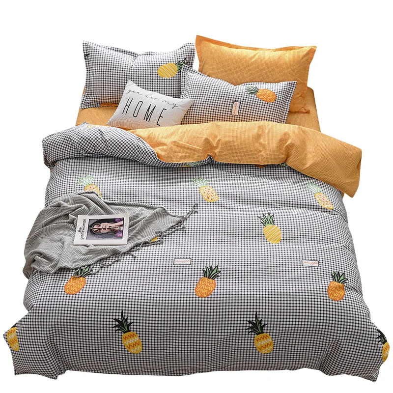 

Plant Cashmere Wool Four-piece Set 100-2019 New Style Autumn And Winter Thick Brushed Bedding Article Warm Four-piece Set