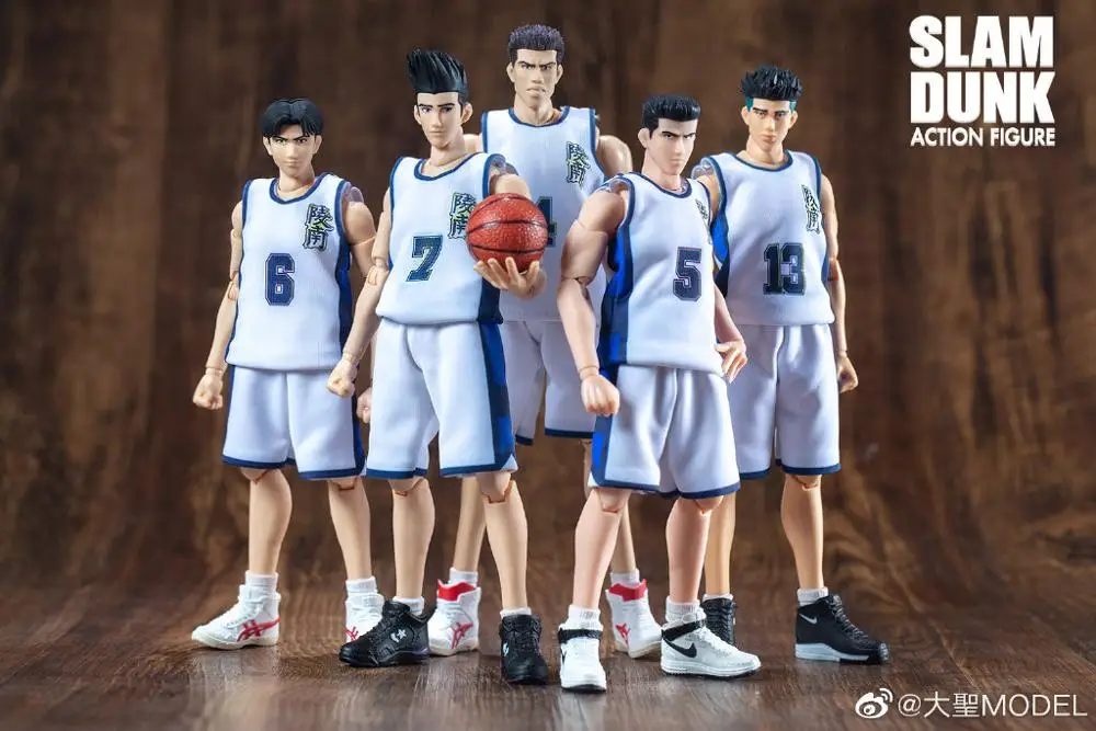

In Stock Slam Dunk Action Figure White PVC Model Doll Toy Christmas Gift Collection